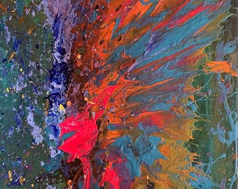 Ultra Nova - 12x24in - Acrylic on Wrapped Canvas