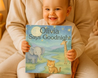 Cuento personalizado para dormir: Animales, recuerdo con nombre personalizado