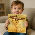 Personalized Big Brother or Sister Children\u2019s Book: Custom Name Lion Cub Story product logo