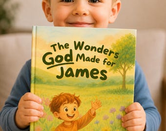 Personalisiertes christliches Bilderbuch: Gottes Wunder, Glaubensgeschenk (mit individuellem Namen und Charakter)