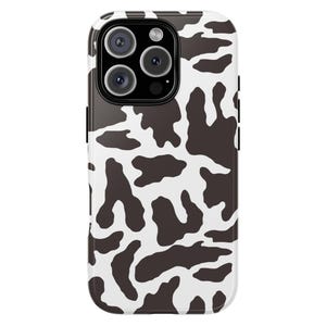 COW PRINT iPhone Case | Cover for iPhone 16 Pro Max, 15, 14, 13, 12, Max Pro | Samsung Galaxy S25 - Google Pixel 9 & More Models