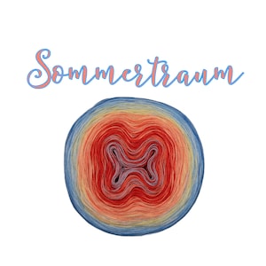 Bobbel gradient yarn &quot;Summer Dream&quot;