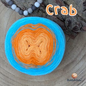 Bobbel gradient yarn &quot;Crab&quot;