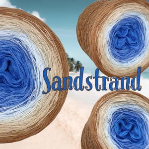 Bobbel gradient yarn &quot;Sandy Beach&quot;