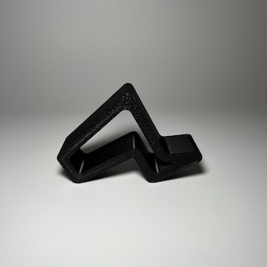 Door Window Stopper, Minimalist 3D Printed Stopper, Geometric Black Draft Stop, PLA Door Wedge, Non Slip Door Stopper