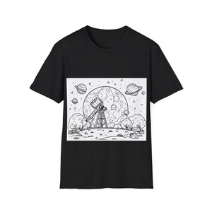Telescope Adventure T-Shirt: Astronomer Gift, Space Lover Tee, Stargazing Apparel, Science T-Shirt, Cosmic Exploration Wear