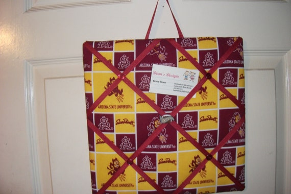 Memo Board Asu Sun Devils Great For The Kids Room Man Cave Or Dorm Room Hang Your Pictues With Out Tacks