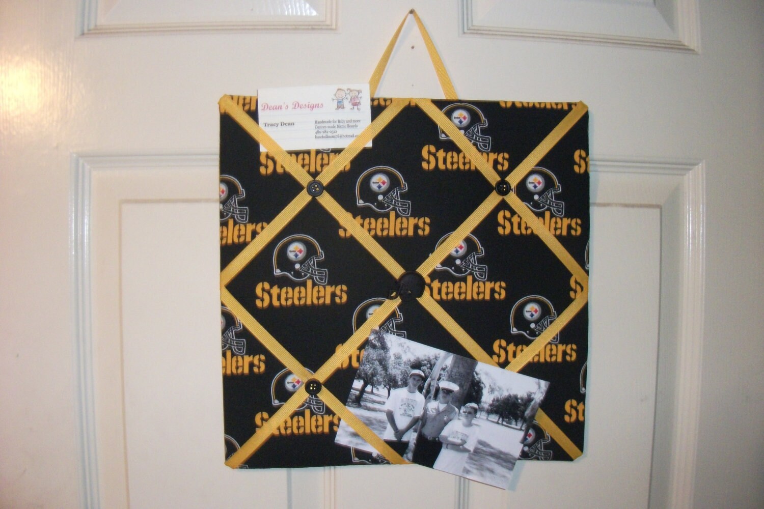 12x 12 Memo Board Pittsburgh Steelers Great for Hanging Etsy