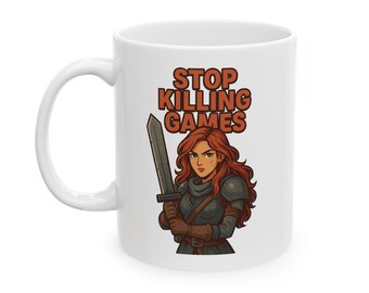 Taza de RPG de Pixel Art: Taza de café de juegos retro, regalo para gamers