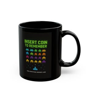 Retro Arcade Mug: Gamer Gift, Nostalgic Coffee Cup