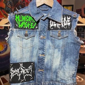 4 - 5year old- Size S kids -  Machine Head - One-of-a-Kind Battle Vest –