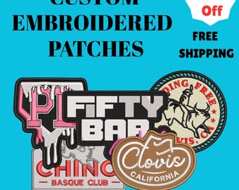 Custom Embroidered Patches: Iron-On, Sew-On, or Hook and loop