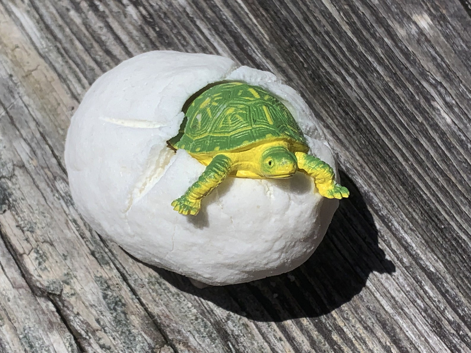 hatching easter egg bath toy
