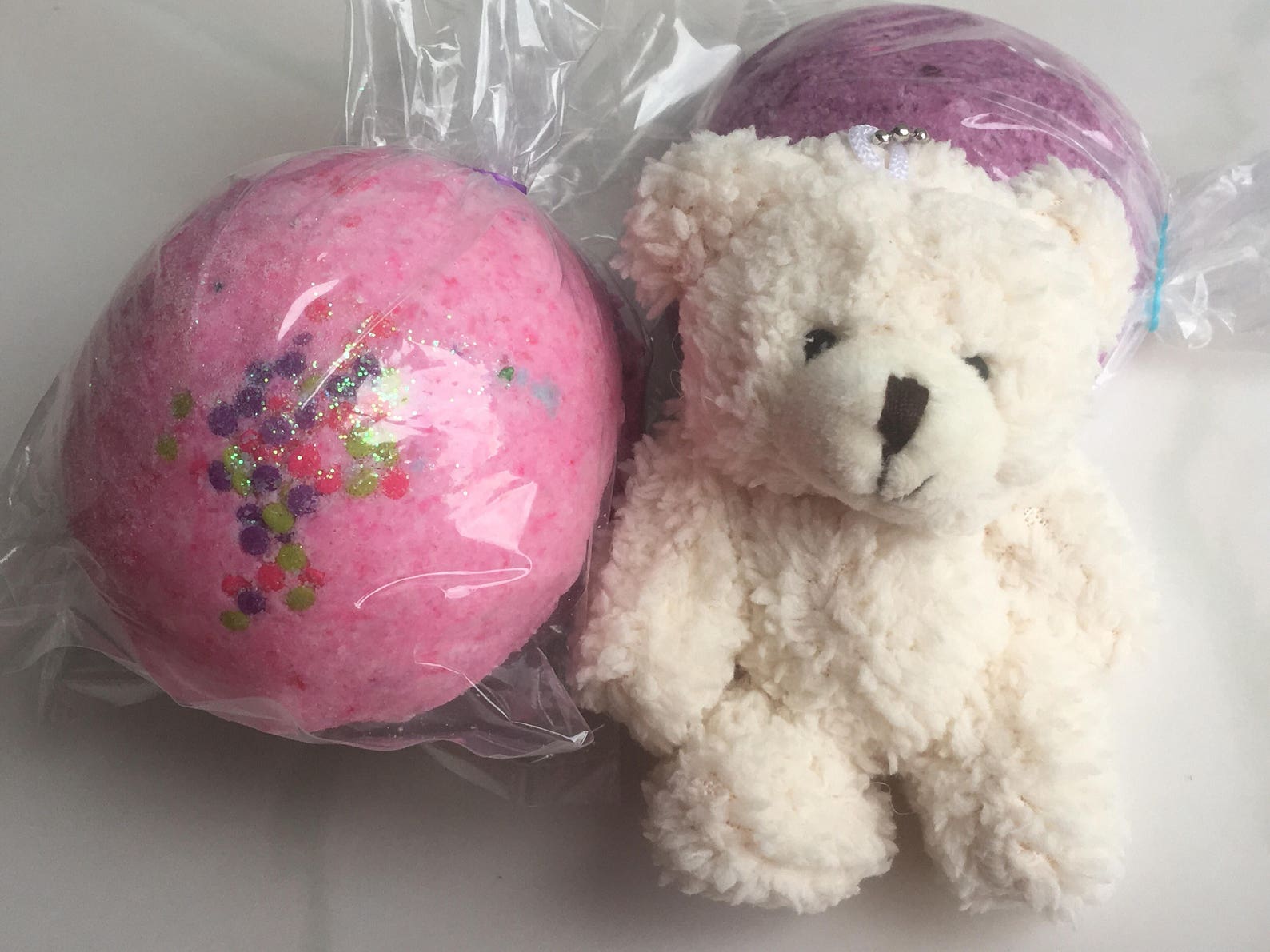 FIZZY FUZZY TEDDY BEaR BoMB Huge 9 oz Surprise Bath Candy Etsy