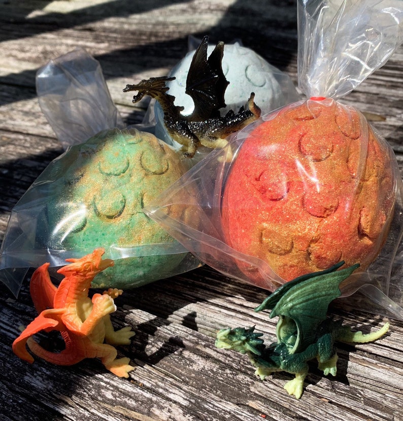DRAGON EGG Dragon Inside HUGE BaTH BoMB Egg Party Favor Etsy