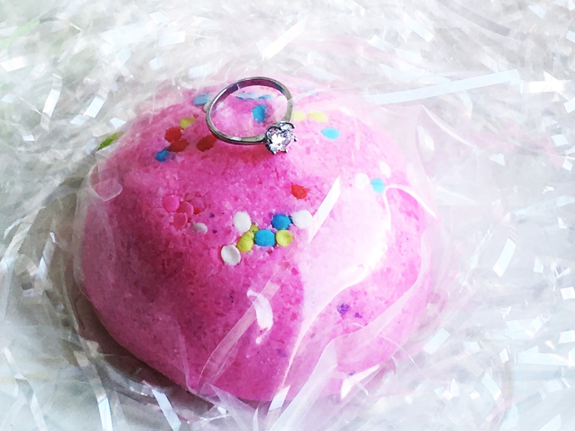Sparkle RING BOMB with BLING Bath Candy Tub Fun with Surprise Etsy