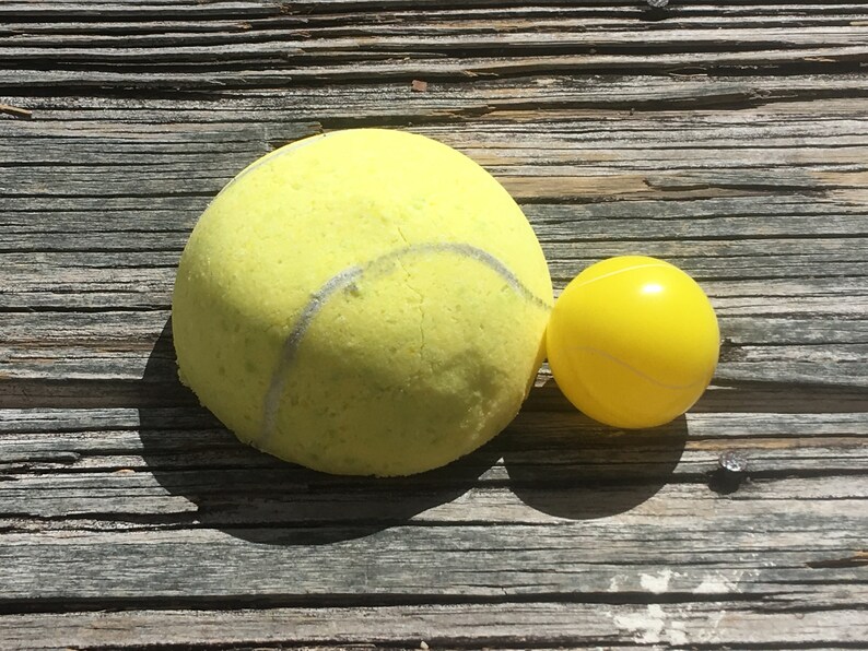 TENNIS BALL BOMB Suprise Inside Large Bath Bomb Toy Etsy