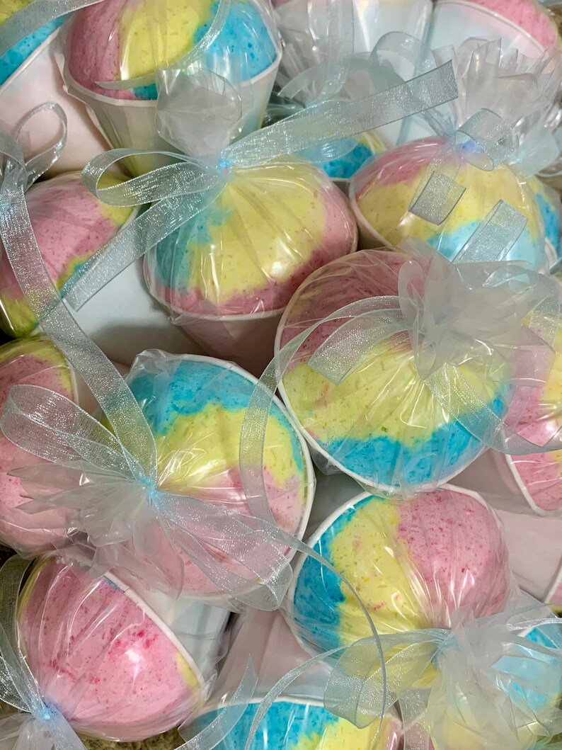 Bath Bomb Snow Cone Fun Summer Party Favor Carnival Pool Prize Etsy