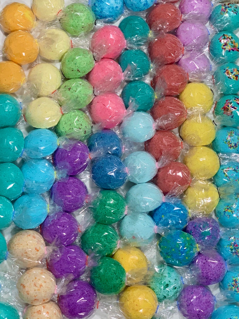 8 Bath Bombs Bulk Assorted Box Custom U PICK Variety Spa Party Etsy