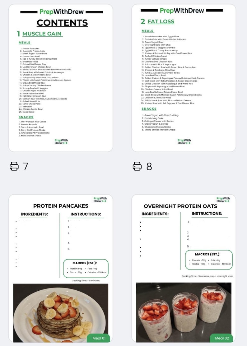 High-Protein Meal Prep Recipes: Muscle Gain & Fat Loss Ebook image 4