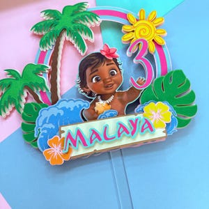 Moana Cake Topper