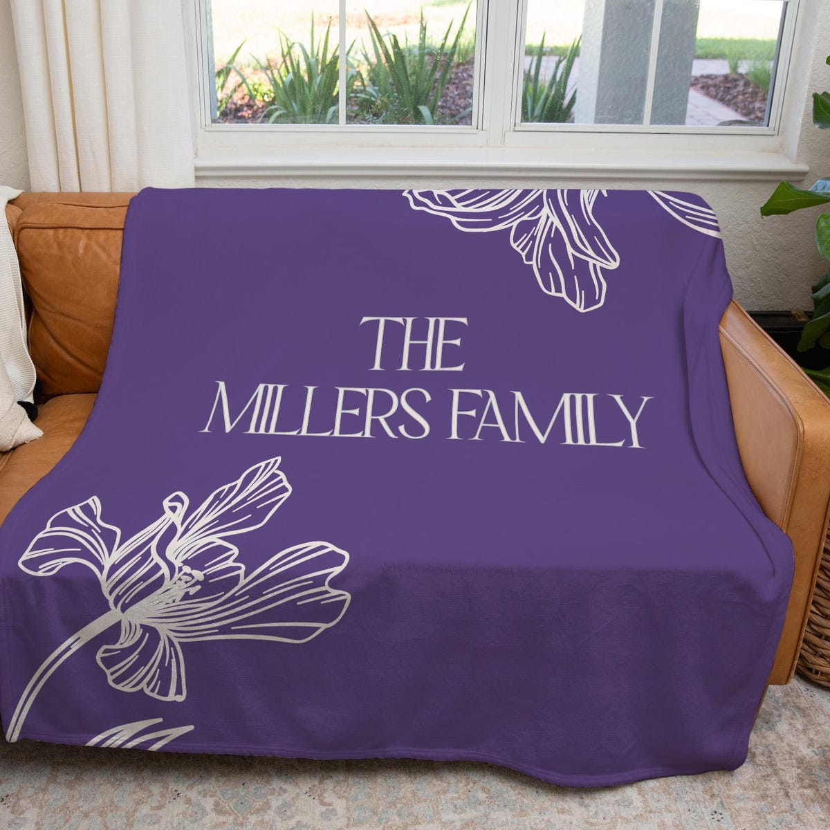 Personalized Family Name Blanket, Housewarming Gift, Wedding Anniversary Gift, Custom Blanket for Adults, Last Name Initials Blanket - Etsy