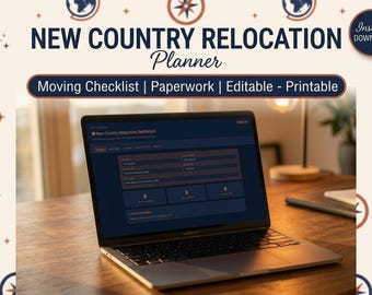 Expat Planner | New Country Integration Dashboard | Immigrant Organizer | Admin Task Tracker | Language Log | Settling In Planner