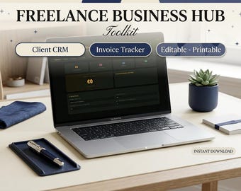 Freelance Invoice Tracker | Tax Prep Dashboard | VAT Quarterly Planner | Self Employed Finance | ZZP Administratie | BTW Tracker