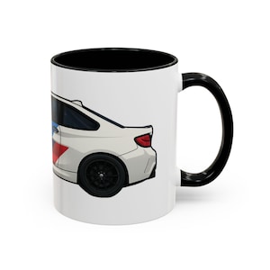 BMW M2 Leistungsbecher - M Livery Car Art Kaffeetasse für Motorsportfans