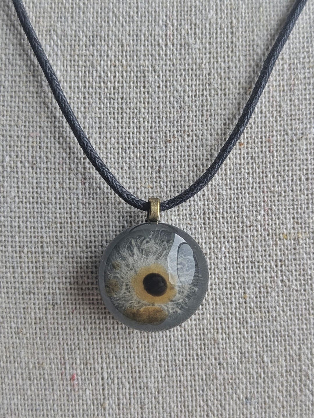Eye Protection Handmade Handmade Glass Eye Pendant: Talisman of Protection and Vision. One of a ...