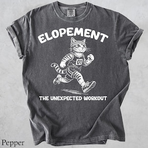 Comfort Colors® Autism Elopement Shirt, Elopement The Unexpected Workout Tee, Elopement Cat Runner Shirt, Cat Lover Gift