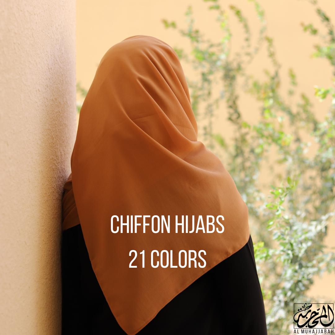 Chiffon Hijab | Muslim headscarf long shawl headwrap | Lightweight Breathable Scarf for Women | Soft Islamic Headscarf for Everyday Wear