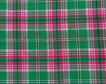 Gray Hunting Tartan Fabric by Yard -16oz Acrylic Blend - 54" Wide - Machine Washable Handmade  Plaid for Scarves, Kilt and Decor