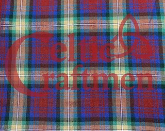 Isle of Skye Modern Tartan by Yard -16oz Acrylic Blend - 54" Wide - Machine Washable Handmade Plaid for Scarves, Kilt and Decor