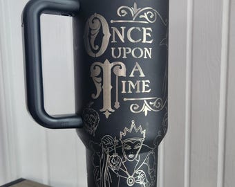 Evil Queen collage Laser Engraved Tumbler