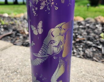 Kubek 20oz lub 40oz z grawerunkiem laserowym w kształcie słonia
