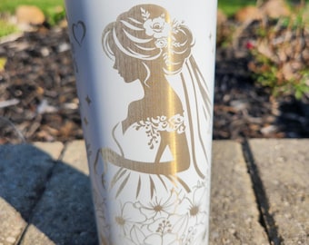 Bride to Be, I said yes, Future Mrs. Laser Engraved 20oz or 40oz Tumbler