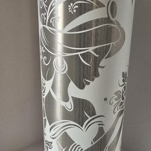 Jasmine Laser Engraved 20oz or 40oz Tumbler