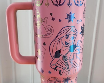 Tangled Laser Engraved Tumbler