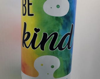 Be Kind Autism Awareness Sublimation 20oz Tumbler