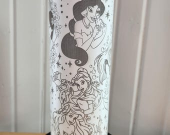 Character Mashup Laser Engraved Tumbler
