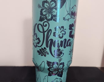 Stitch Ohana Laser Engraved Tumbler