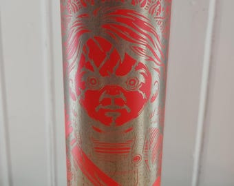 Horror Classic Chucky Laser Engraved Tumbler