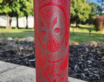 Spiderman Laser Engraved Tumbler