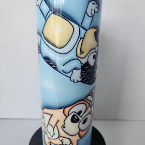 Bluey and Bingo 3D Sublimation 20oz Tumbler