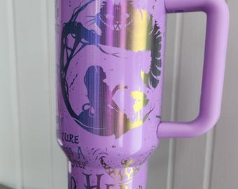 Cheshire Cat Laser Engraved Tumbler