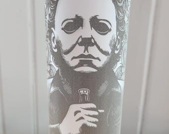 Horror Classic Michael Meyers Laser Engraved Tumbler