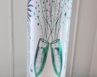 Beach Celebration Laser Engraved Tumbler