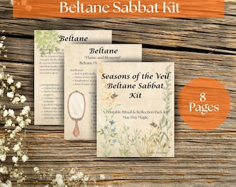 Kit Sabbat Beltane: Diário do Ritual e da Paixão do Primeiro de Maio (Download Digital)