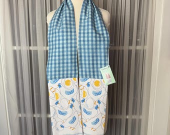 Kitchen Boa - Chef Scarf with Towel Ends, Cooking Gift